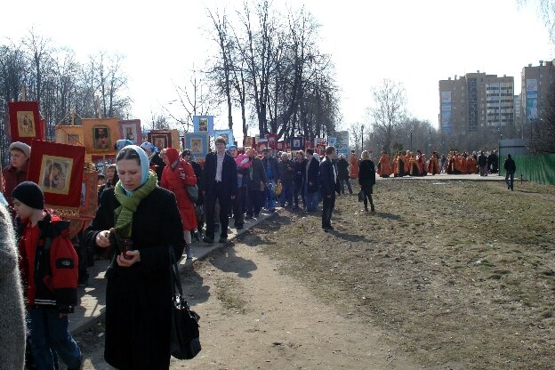 детский крестный ход в одинцово