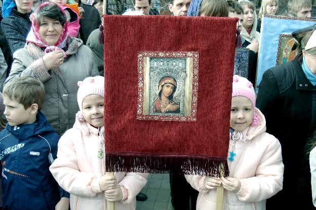 пасха, крестный ход в одинцово